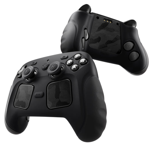 PlayVital Guardian シリコンカバー 4個のサムグリップ＆ステッカー付き Steam Controller 2（2026）用【ブラック】