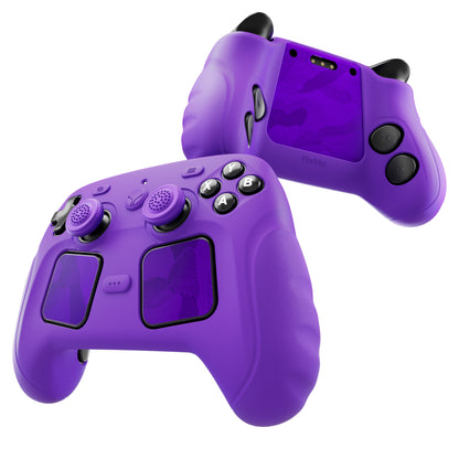 PlayVital Guardian シリコンカバー 4個のサムグリップ＆ステッカー付き Steam Controller 2（2026）用【パープル】