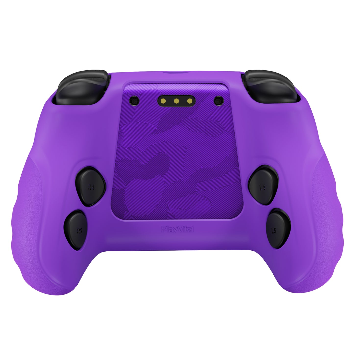 PlayVital Guardian シリコンカバー 4個のサムグリップ＆ステッカー付き Steam Controller 2（2026）用【パープル】