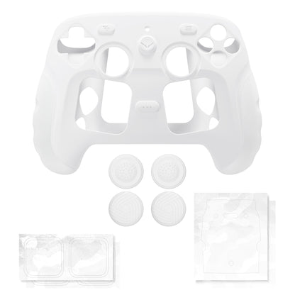 PlayVital Guardian シリコンカバー 4個のサムグリップ＆ステッカー付き Steam Controller 2（2026）用【ホワイト】