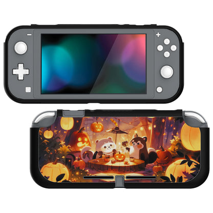 PlayVital Halloween Pumpkin Fest Custom Protective Case for NS Switch Lite, Soft TPU Slim Case Cover for NS Switch Lite - LTU6029 PlayVital