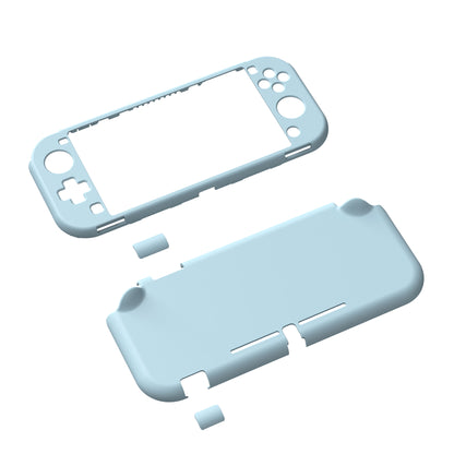 PlayVital ハードシェル保護ケース (スクリーンプロテクター、サムグリップキャップ、ボタンキャップ付き)  Switch Lite 用【ヘブンブルー】
