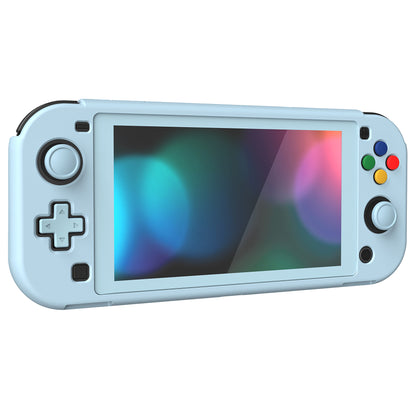 PlayVital ハードシェル保護ケース (スクリーンプロテクター、サムグリップキャップ、ボタンキャップ付き)  Switch Lite 用【ヘブンブルー】