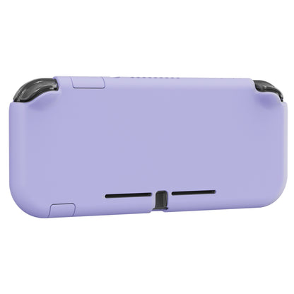 PlayVital ハードシェル保護ケース (スクリーンプロテクター、サムグリップキャップ、ボタンキャップ付き)  Switch Lite 用【ライトバイオレット】