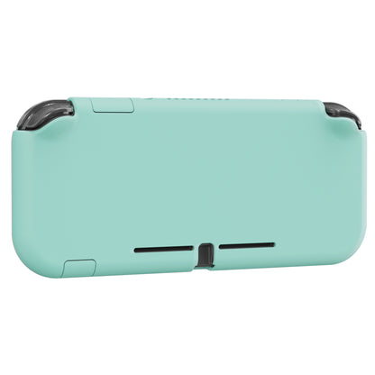 PlayVital ハードシェル保護ケース (スクリーンプロテクター、サムグリップキャップ、ボタンキャップ付き)  Switch Lite 用【ミスティ グリーン】