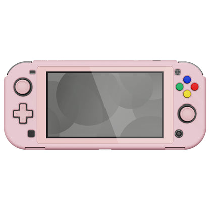 PlayVital ハードシェル保護ケース (スクリーンプロテクター、サムグリップキャップ、ボタンキャップ付き)  Switch Lite 用【ピーチブロッサムピンク】