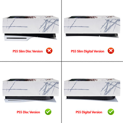 PlayVital 横式 傷防止 防水ナイロンダストカバー PS5 コンソール デジタル版 & 通常版用【ピエロHahaha】