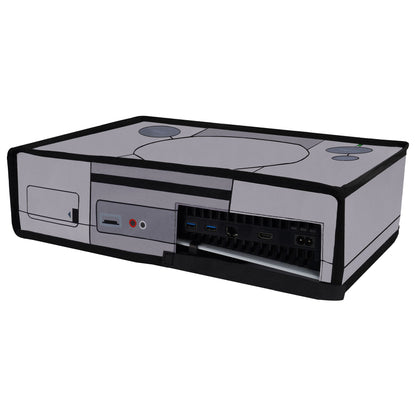 PlayVital 横式 傷防止 防水ナイロンダストカバー PS5 コンソール デジタル版 & 通常版用【レトロ32ビット風カバー】
