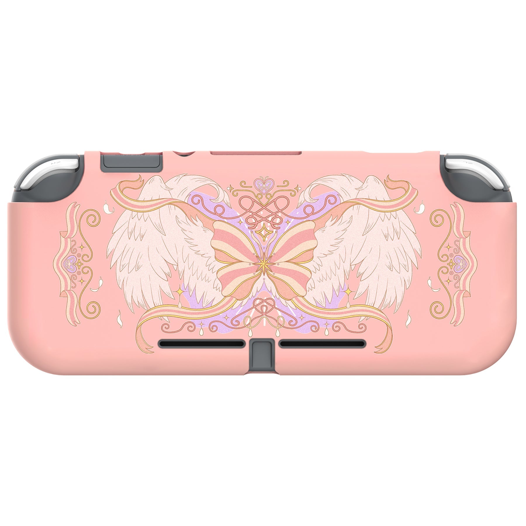 PlayVital Magic Wings Custom Protective Case for NS Switch Lite, Soft TPU Slim Case Cover for NS Switch Lite - LTU6032 PlayVital