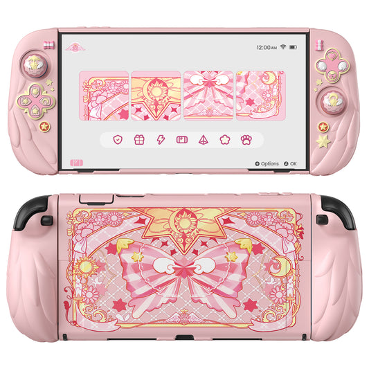 PlayVital Magic Wings Nintendo Switch 2（2025）対応保護カバーケース【ピンク】