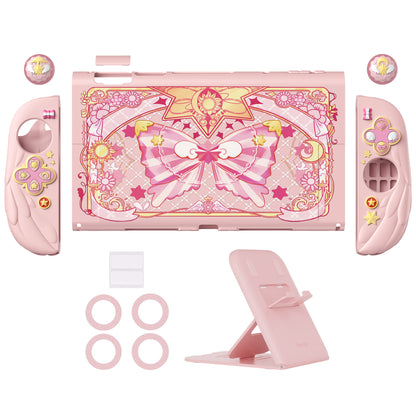 PlayVital 魔法の翼 Nintendo Switch 2（2025）対応保護カバーケース【ピンク】