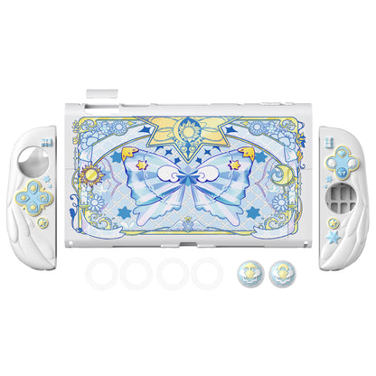 PlayVital Magic Wings Nintendo Switch 2（2025）対応保護カバーケース【ホワイト】