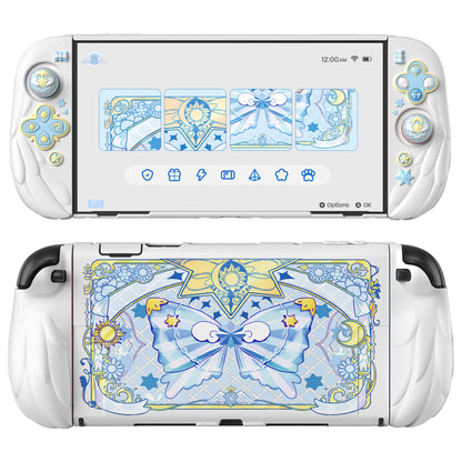 PlayVital Magic Wings Nintendo Switch 2（2025）対応保護カバーケース【ホワイト】