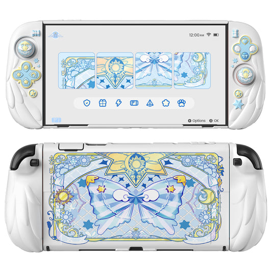 PlayVital Magic Wings Nintendo Switch 2（2025）対応保護カバーケース【ホワイト】