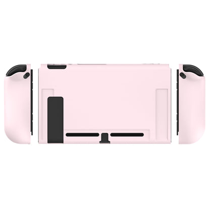 PlayVital Pink Protective Case for NS Switch, Soft TPU Slim Case Cover for NS Switch Joy-Con Console with Colorful ABXY Direction Button Caps - NTU6001G2 PlayVital