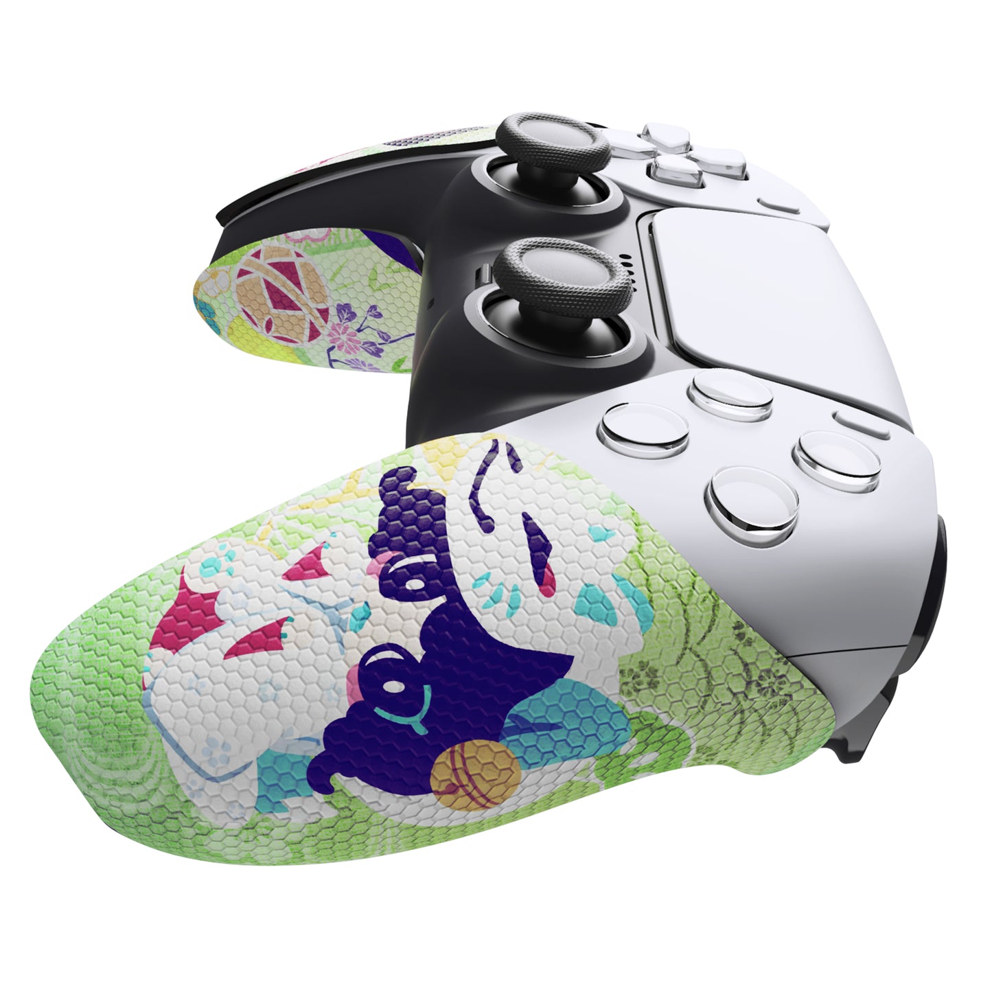 PlayVital プロフェッショナル 滑り止め 吸汗性 コントローラーグリップ PS5 コントローラー用【ウィッシングシュライン】