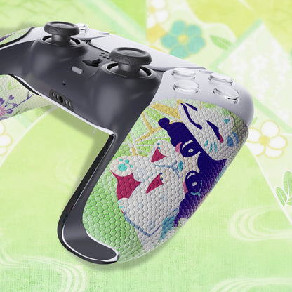 PlayVital プロフェッショナル 滑り止め 吸汗性 コントローラーグリップ PS5 コントローラー用【ウィッシングシュライン】