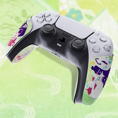 PlayVital プロフェッショナル 滑り止め 吸汗性 コントローラーグリップ PS5 コントローラー用【ウィッシングシュライン】