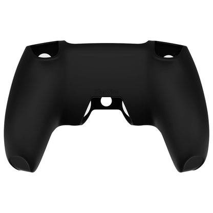 PlayVital Pure Series Dockable Model Anti-Slip Silicone Cover Skin with Thumb Grip Caps for PS5 Wireless Controller - Compatible with Charging Station - Carving Skull - EKPFL006 PlayVital