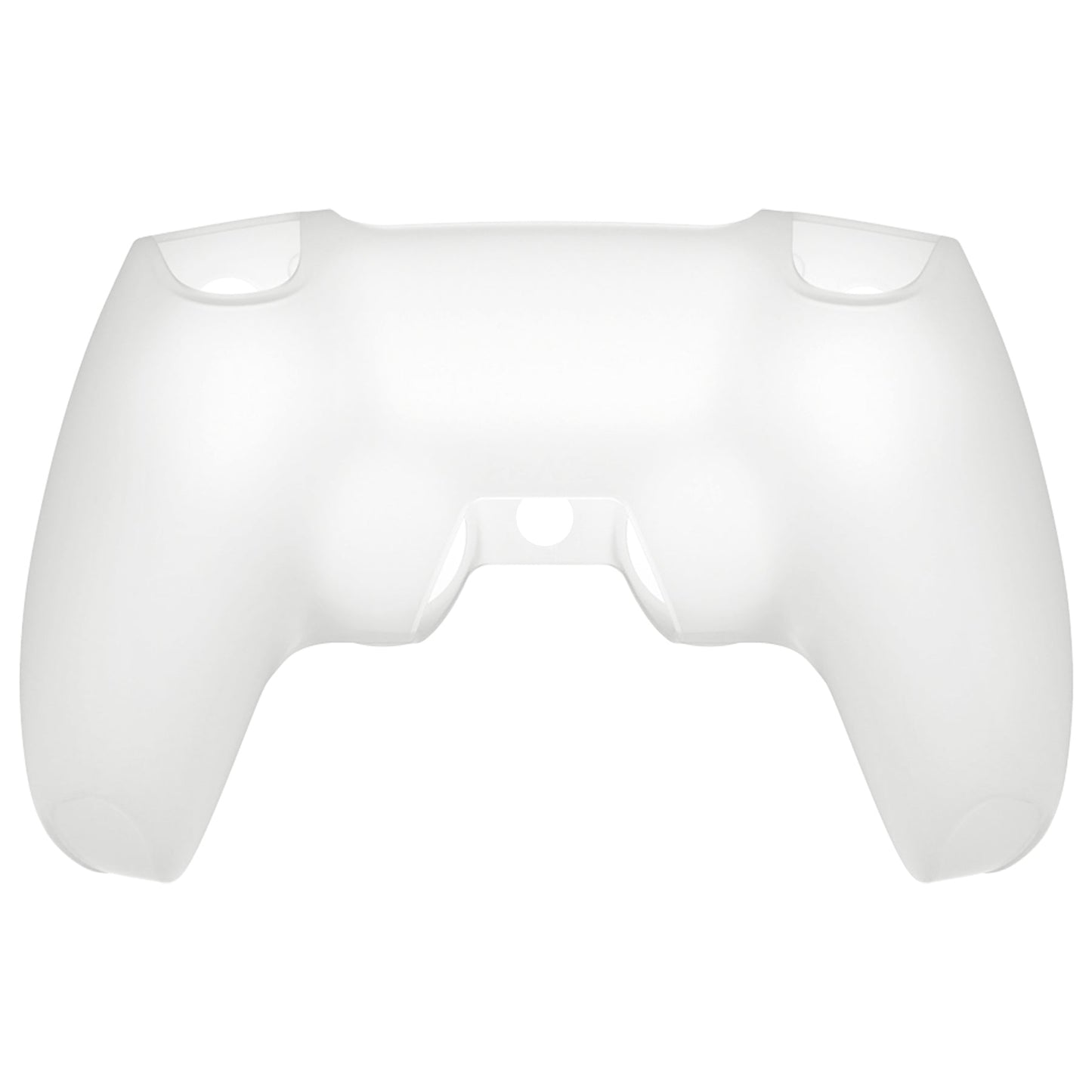 PlayVital Pure Series Dockable Model Anti-Slip Silicone Cover Skin with Thumb Grip Caps for PS5 Wireless Controller - Compatible with Charging Station - Glow in Dark - Green - EKPFP004 PlayVital