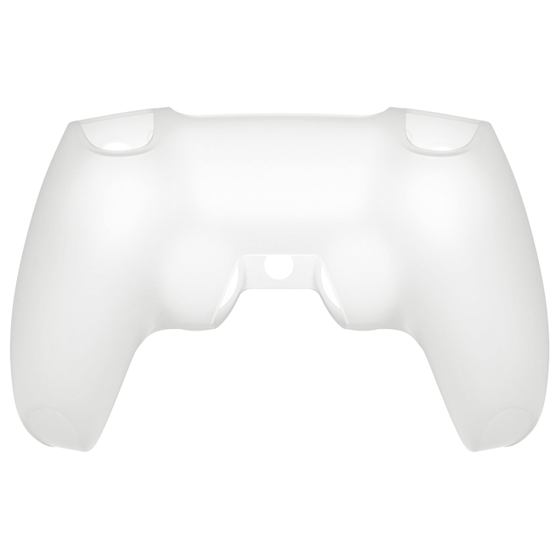 PlayVital Pure Series Dockable Model Anti-Slip Silicone Cover Skin with Thumb Grip Caps for PS5 Wireless Controller - Compatible with Charging Station - Glow in Dark - Green - EKPFP004 PlayVital