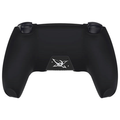 PlayVital Pure Series PS5 コントローラー用 シリコングリップカバー 6個のサムグリップ＆ステッカー付き／充電スタンド対応・滑り止めシリコンスキン【カービング エナジーリフト】