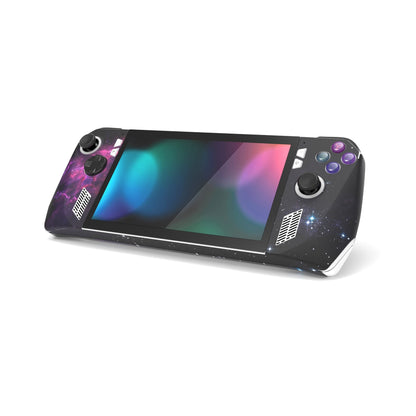 PlayVital Purple Nebula Custom Stickers Vinyl Wraps Protective Skin Decal for ROG Ally Handheld Gaming Console - RGTM005 PlayVital