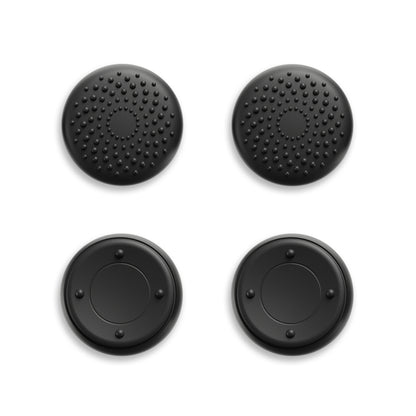 PlayVital 立体ドット＆スタッズデザイン 4個セット サムグリップ Steam Controller 2（2026）用 滑り止めテクスチャグリップキャップ【ブラック】