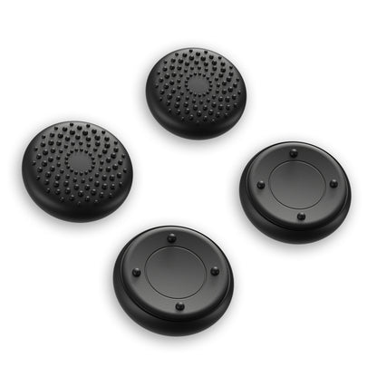 PlayVital 立体ドット＆スタッズデザイン 4個セット サムグリップ Steam Controller 2（2026）用 滑り止めテクスチャグリップキャップ【ブラック】