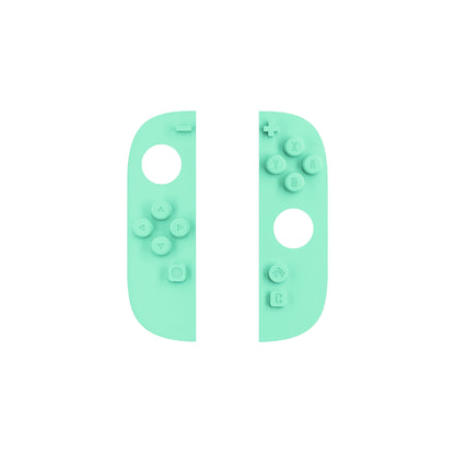 PlayVital Nintendo Switch 2 用 交換式ボタンカラーインサート 保護ケース用 Cuteソリッドカラーシリーズ＆ソリッドカラーシリーズ対応【ミントグリーン】