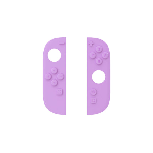 PlayVital Nintendo Switch 2 用 交換式ボタンカラーインサート 保護ケース用 Cuteソリッドカラーシリーズ＆ソリッドカラーシリーズ対応【ソフトバイオレット】