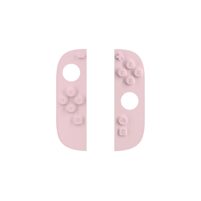 PlayVital Nintendo Switch 2 用 交換式ボタンカラーインサート 保護ケース用 Cuteソリッドカラーシリーズ＆ソリッドカラーシリーズ対応【ピンク】