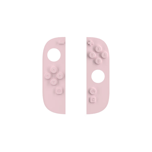 PlayVital Nintendo Switch 2 用 交換式ボタンカラーインサート 保護ケース用 Cuteソリッドカラーシリーズ＆ソリッドカラーシリーズ対応【ピンク】