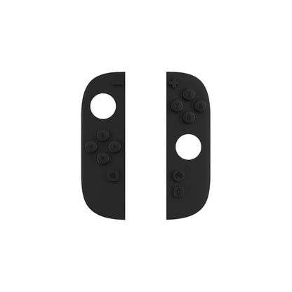 PlayVital Nintendo Switch 2 用 交換式ボタンカラーインサート 保護ケース用 Cuteソリッドカラーシリーズ＆ソリッドカラーシリーズ対応【ブラック】