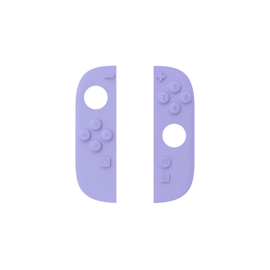 PlayVital Nintendo Switch 2 用 交換式ボタンカラーインサート 保護ケース用 Cuteソリッドカラーシリーズ＆ソリッドカラーシリーズ対応【ライトバイオレット】