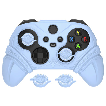 PlayVital Runes Edition シリコンカバースキン Xbox Series X/S コントローラー & Xbox Core ワイヤレスコントローラー用 サムグリップ＆ステッカー付き【ブルー】