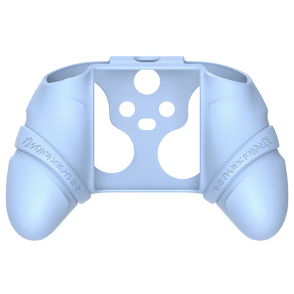 PlayVital Runes Edition シリコンカバースキン Xbox Series X/S コントローラー & Xbox Core ワイヤレスコントローラー用 サムグリップ＆ステッカー付き【ブルー】