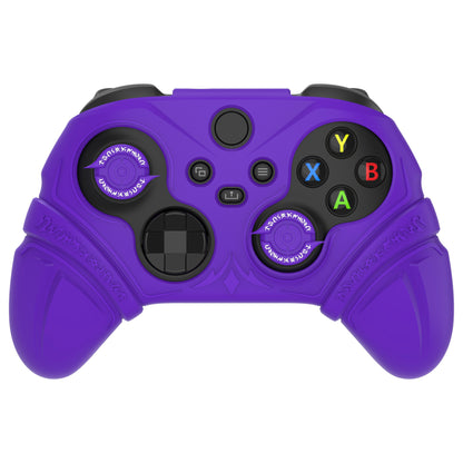 PlayVital Runes Edition シリコンカバースキン Xbox Series X/S コントローラー & Xbox Core ワイヤレスコントローラー用 サムグリップ＆ステッカー付き【パープル】