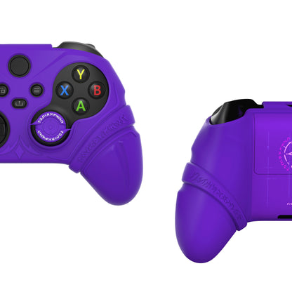 PlayVital Runes Edition シリコンカバースキン Xbox Series X/S コントローラー & Xbox Core ワイヤレスコントローラー用 サムグリップ＆ステッカー付き【パープル】