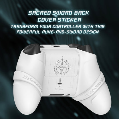 PlayVital Runes Edition シリコンカバースキン Xbox Series X/S コントローラー & Xbox Core ワイヤレスコントローラー用 サムグリップ＆ステッカー付き【ホワイト】