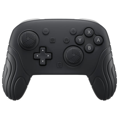 PlayVital Samurai Edition Switch 2 Proコントローラー用 保護シリコンケース 背面ボタンキャップ＆親指グリップ＆ステッカー付き【ブラック】