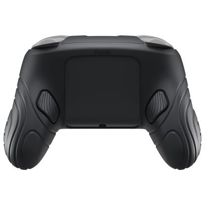 PlayVital Samurai Edition Switch 2 Proコントローラー用 保護シリコンケース 背面ボタンキャップ＆親指グリップ＆ステッカー付き【ブラック】