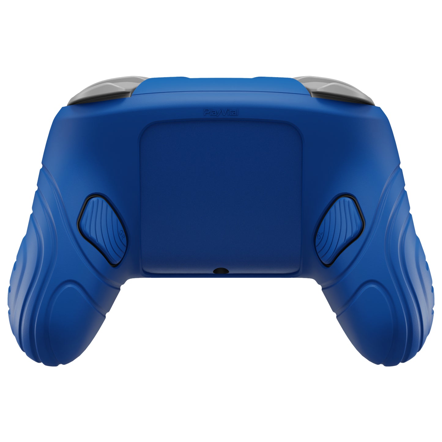 PlayVital Samurai Edition Switch 2 Proコントローラー用 保護シリコンケース 背面ボタンキャップ＆親指グリップ＆ステッカー付き【ブルー】