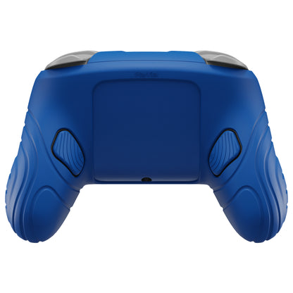 PlayVital Samurai Edition Switch 2 Proコントローラー用 保護シリコンケース 背面ボタンキャップ＆親指グリップ＆ステッカー付き【ブルー】