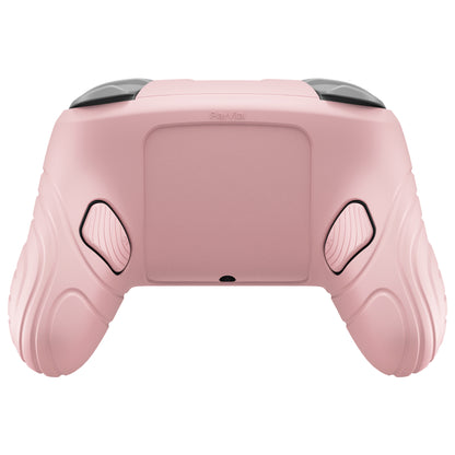 PlayVital Samurai Edition Switch 2 Proコントローラー用 保護シリコンケース 背面ボタンキャップ＆親指グリップ＆ステッカー付き【桜ピンク】