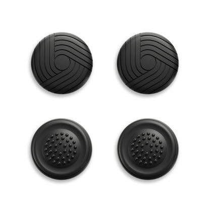 PlayVital Samurai & Guardian Edition 4個セット サムグリップ Steam Controller 2（2026）用 滑り止めテクスチャグリップキャップ【ブラック】