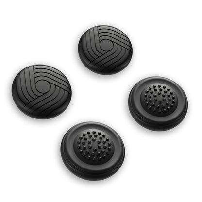 PlayVital Samurai & Guardian Edition 4個セット サムグリップ Steam Controller 2（2026）用 滑り止めテクスチャグリップキャップ【ブラック】