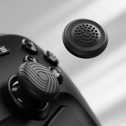 PlayVital Samurai & Guardian Edition 4個セット サムグリップ Steam Controller 2（2026）用 滑り止めテクスチャグリップキャップ【ブラック】