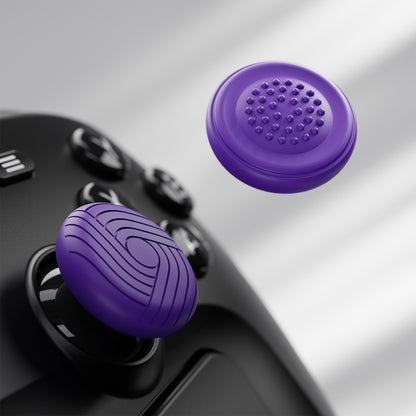 PlayVital Samurai & Guardian Edition 4個セット サムグリップ Steam Controller 2（2026）用 滑り止めテクスチャグリップキャップ【パープル】