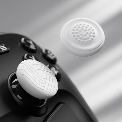 PlayVital Samurai & Guardian Edition 4個セット サムグリップ Steam Controller 2（2026）用 滑り止めテクスチャグリップキャップ【ホワイト】